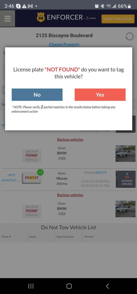 1675201631486 478 X 1024 1 Jpeg demonstrating ParqEx's smart parking technology in action.
