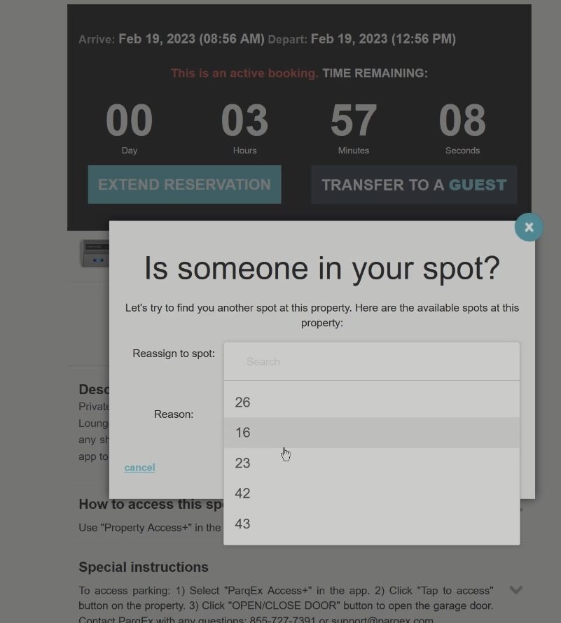 Img 0789 demonstrating ParqEx's smart parking technology in action.