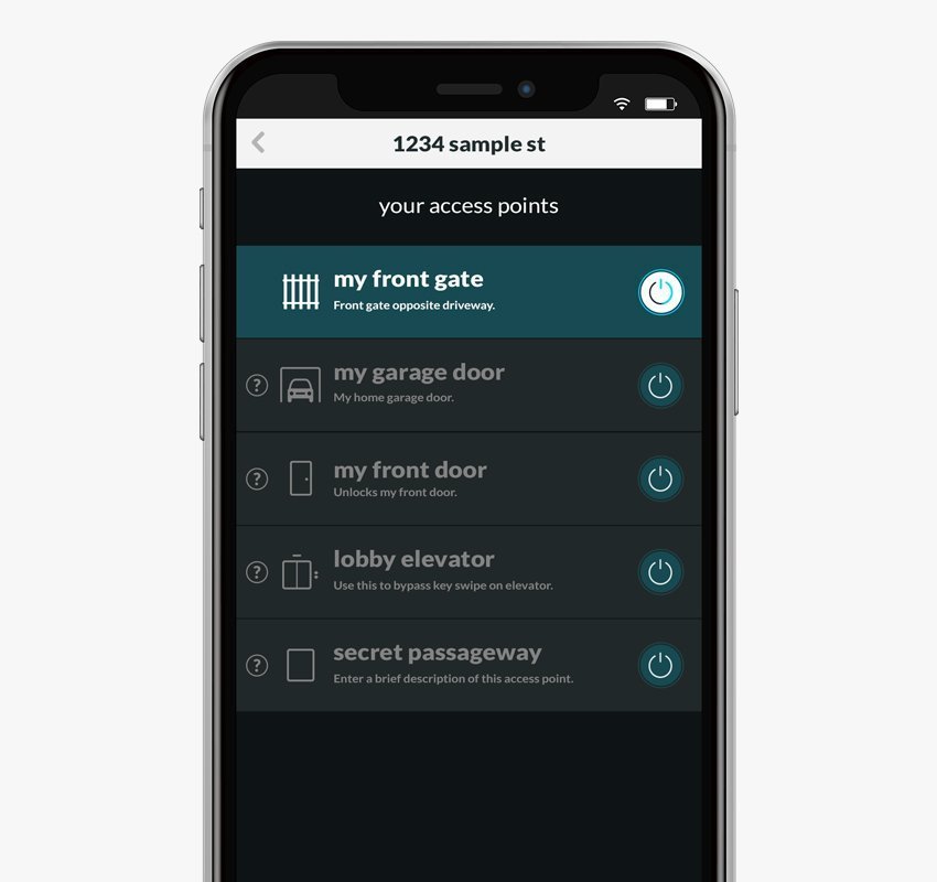 Access Plus App (Access+) - Control gates, garage, doors, elevators, etc.