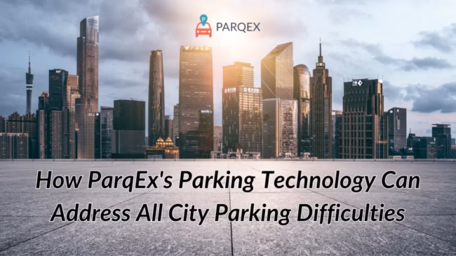 How Parqexs Parking Technology Can Address All City Parking Difficulties Png 1024 X 577 1 Avif demonstrating ParqEx's smart parking technology in action.
