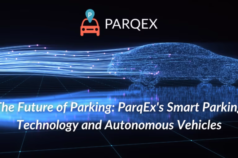 The Future Of Parking Parqexs Smart Parking Technology And Autonomous Vehicles 1 Png 1024 X 577 1 Avif demonstrating ParqEx's smart parking technology in action.