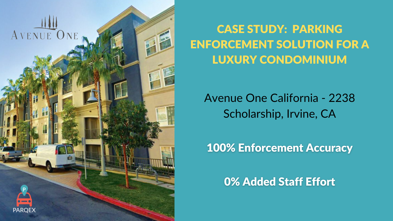 Image showcasing Parking Enforcement Solution for a Luxury Condominium - ParqEx