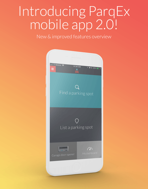 ParqEx 2.0 Mobile App