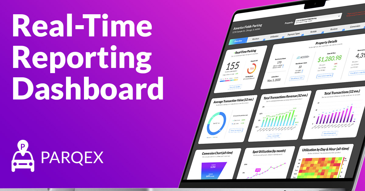 ParqEx Admin Solutions Reporting, Analytics, and Real-Time Dashboards for your Property